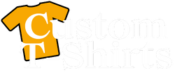 Custom T-Shirts UK logo – personalised printed and embroidered clothing brand