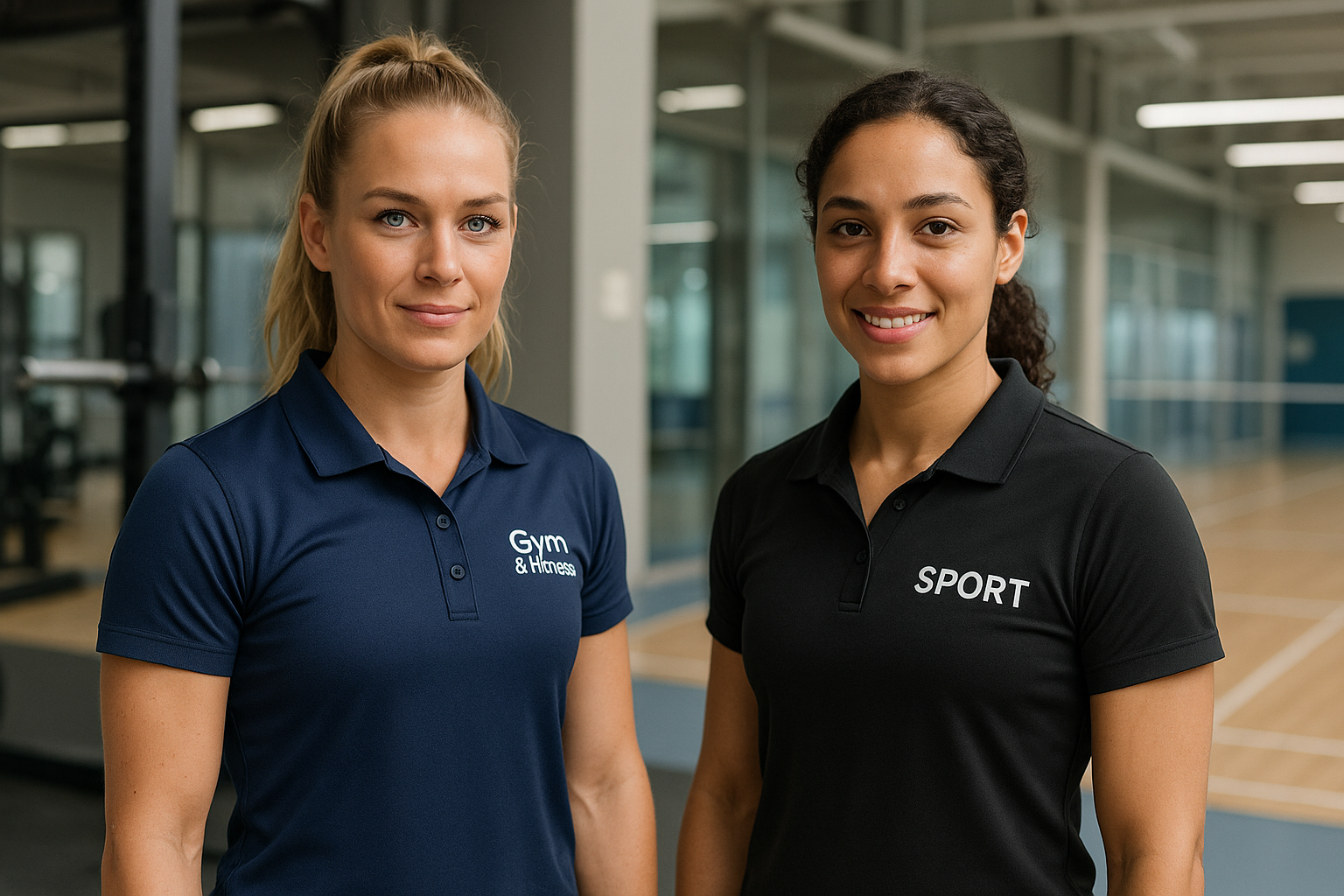 Women's Custom Sports Polo Shirts - Printed & Embroidered