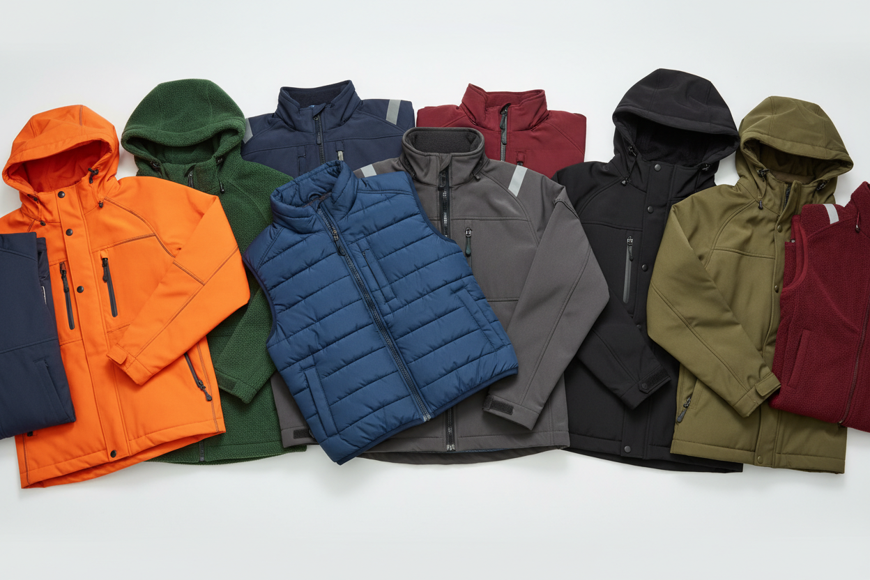 Bulk custom jackets and outerwear