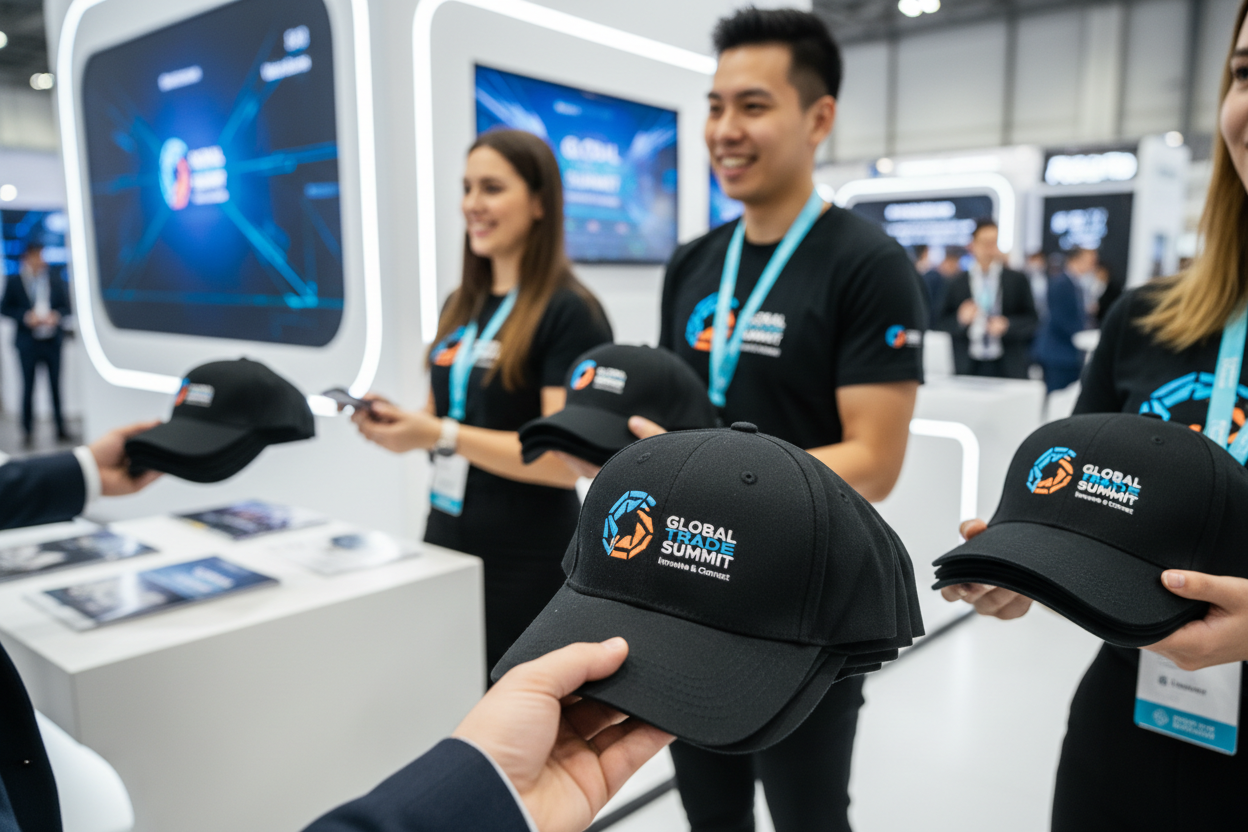 Promotional merchandise clothing display