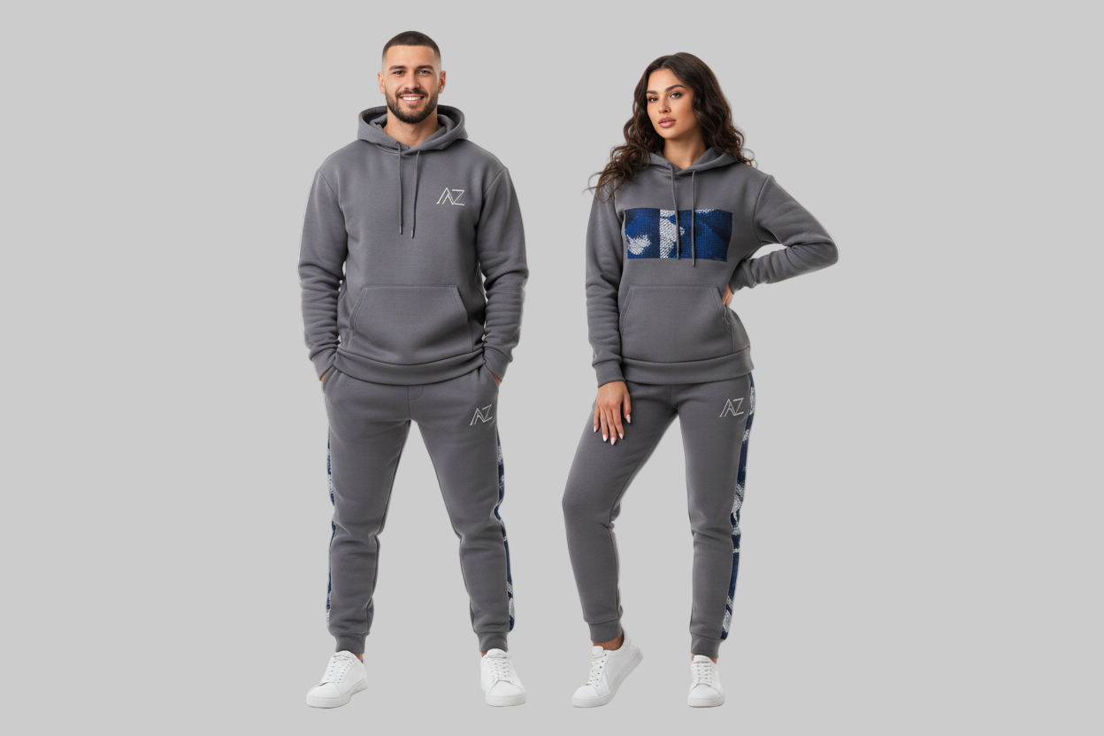 Athleisure hoodie with logo design