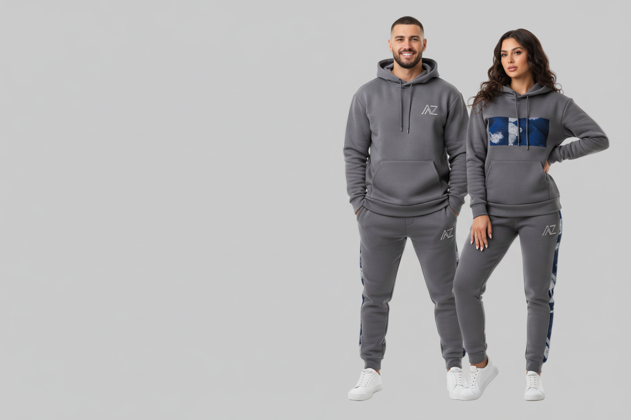 Athleisure hoodie with logo design