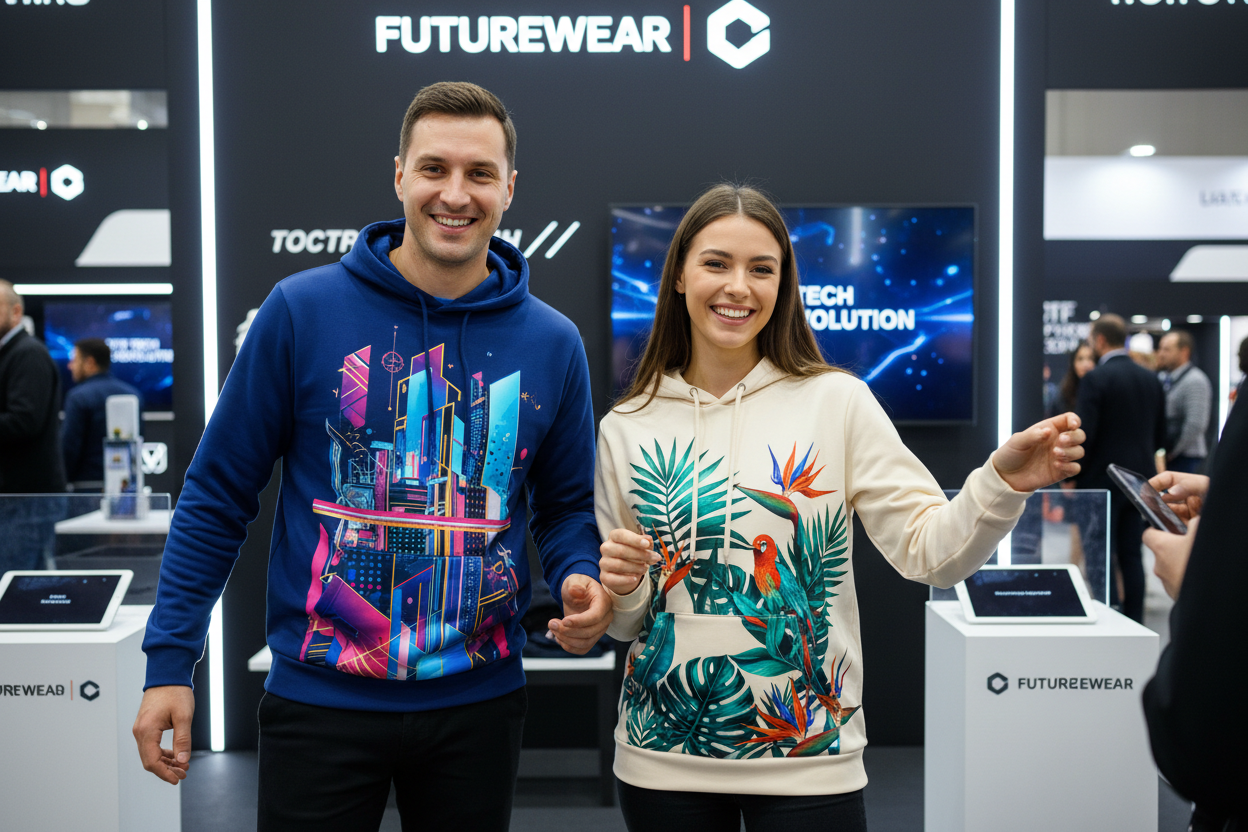 Promotional hoodie with full colour print