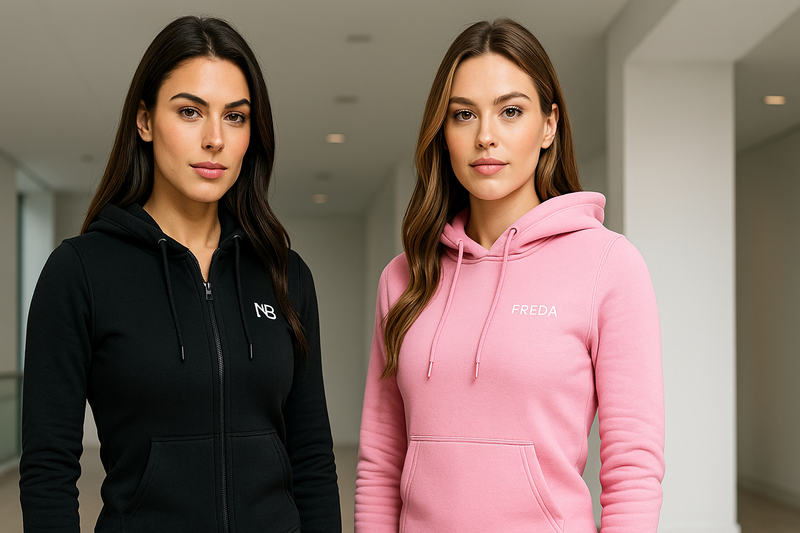 Women’s Custom Hoodies UK – Printed & Embroidered Logo Hoodies for Teams, Clubs, and Workwear