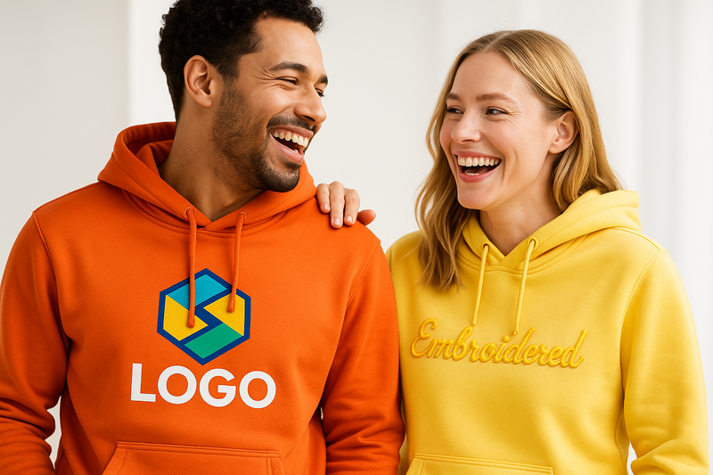 Custom Hoodies UK – Printed & Embroidered Logo Hoodies for Teams, Clubs & Workwear