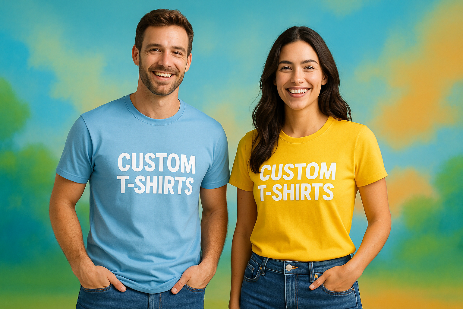 Custom T-Shirts UK – Printed & Embroidered Logo Tees for Events, Uniforms & Retail