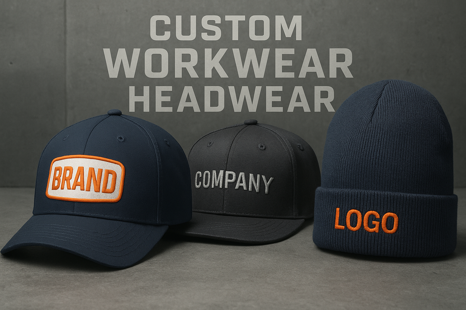 Custom Hats & Caps UK – Printed & Embroidered Headwear for Work, Events & Promotions