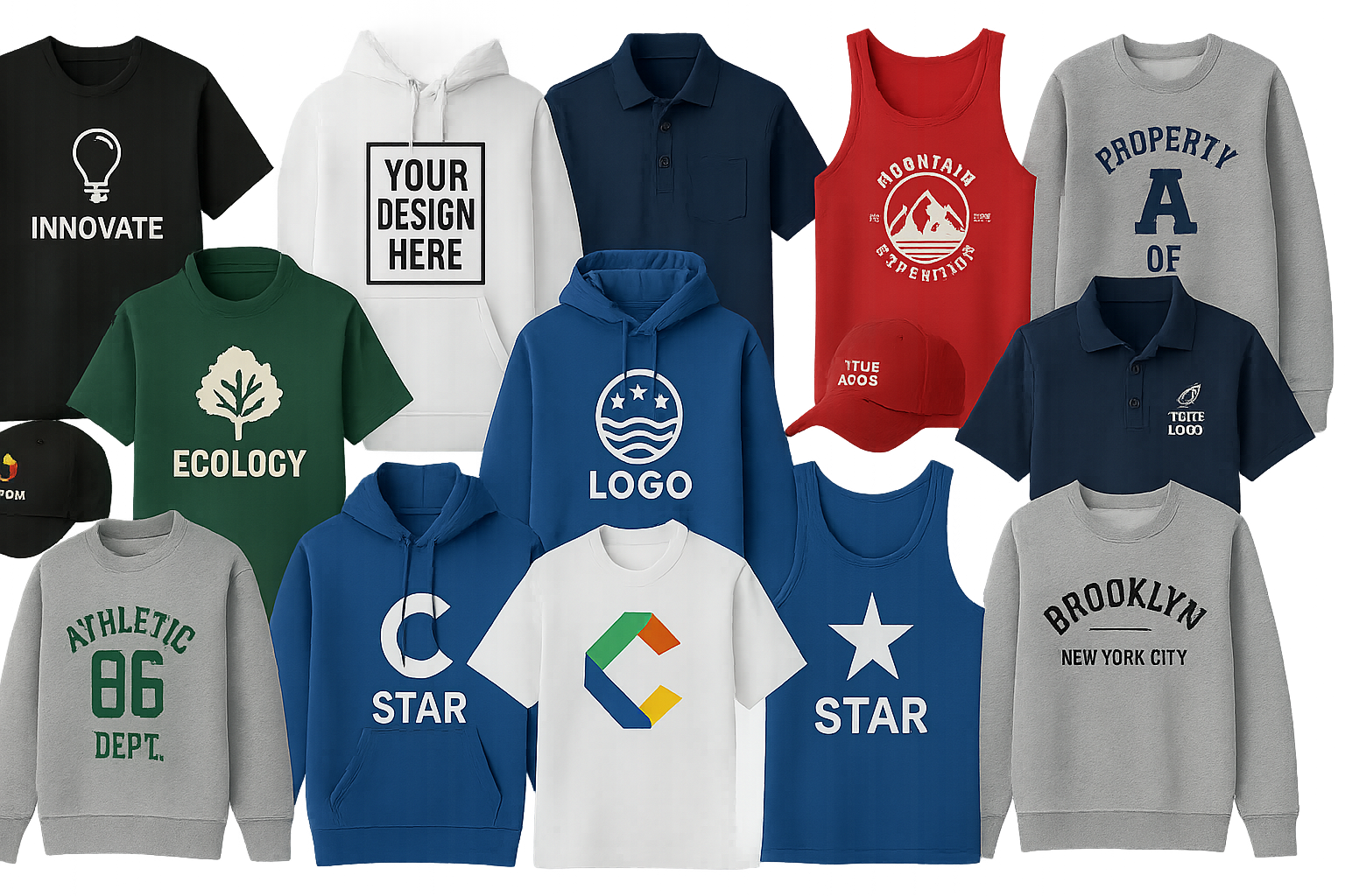 Custom & Personalised Clothing UK – Printed & Embroidered Apparel for Businesses, Teams & Events