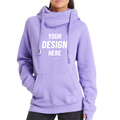 Women's AWDis Cross Neck Pullover Hoodie - JH021