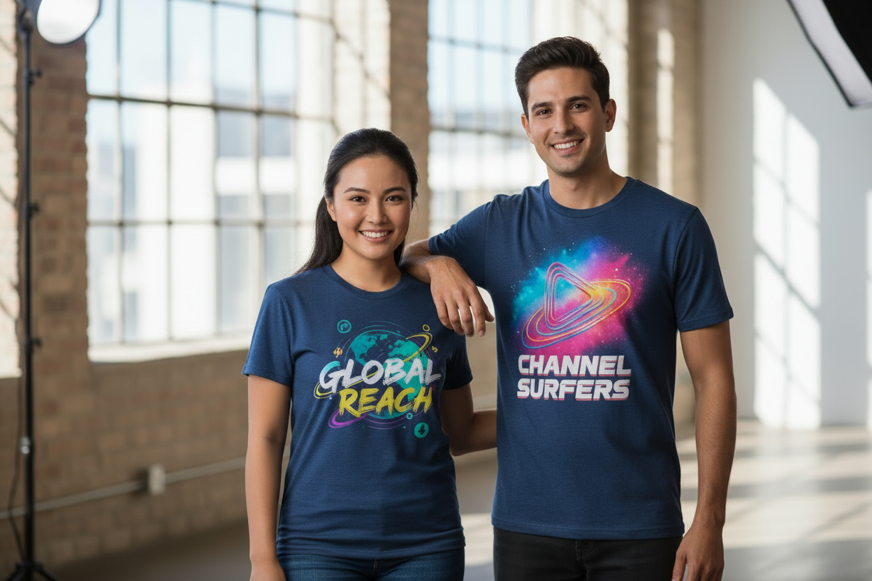 Printed T-Shirts  Full Colour Logo Printing