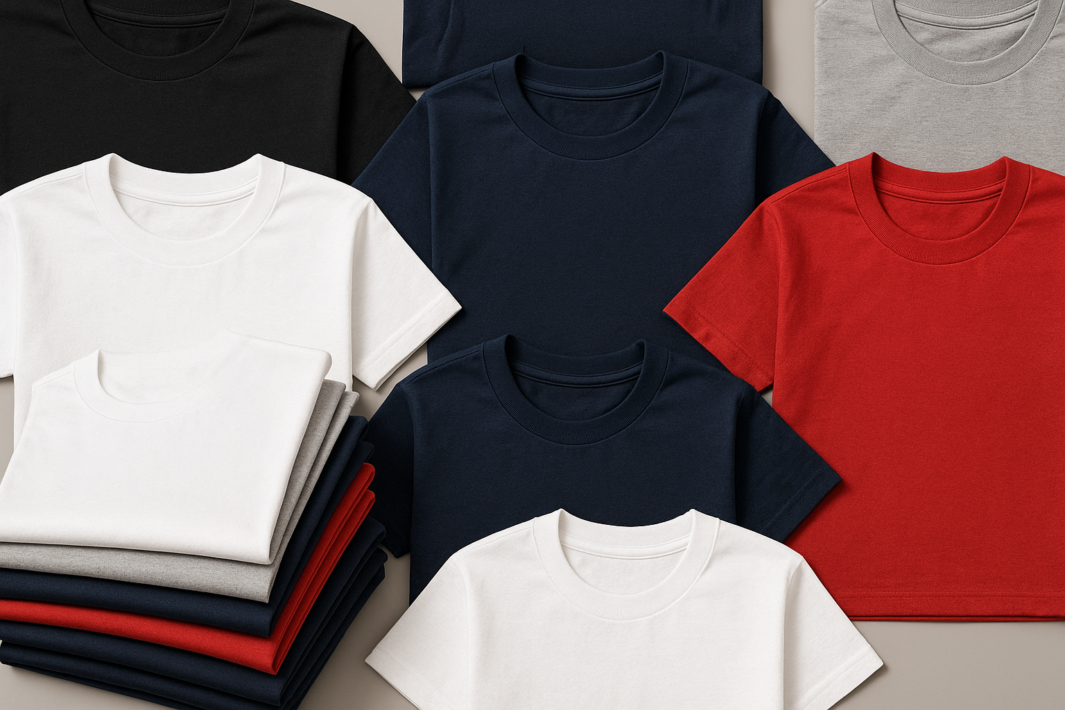 Bulk order custom printed T-shirts