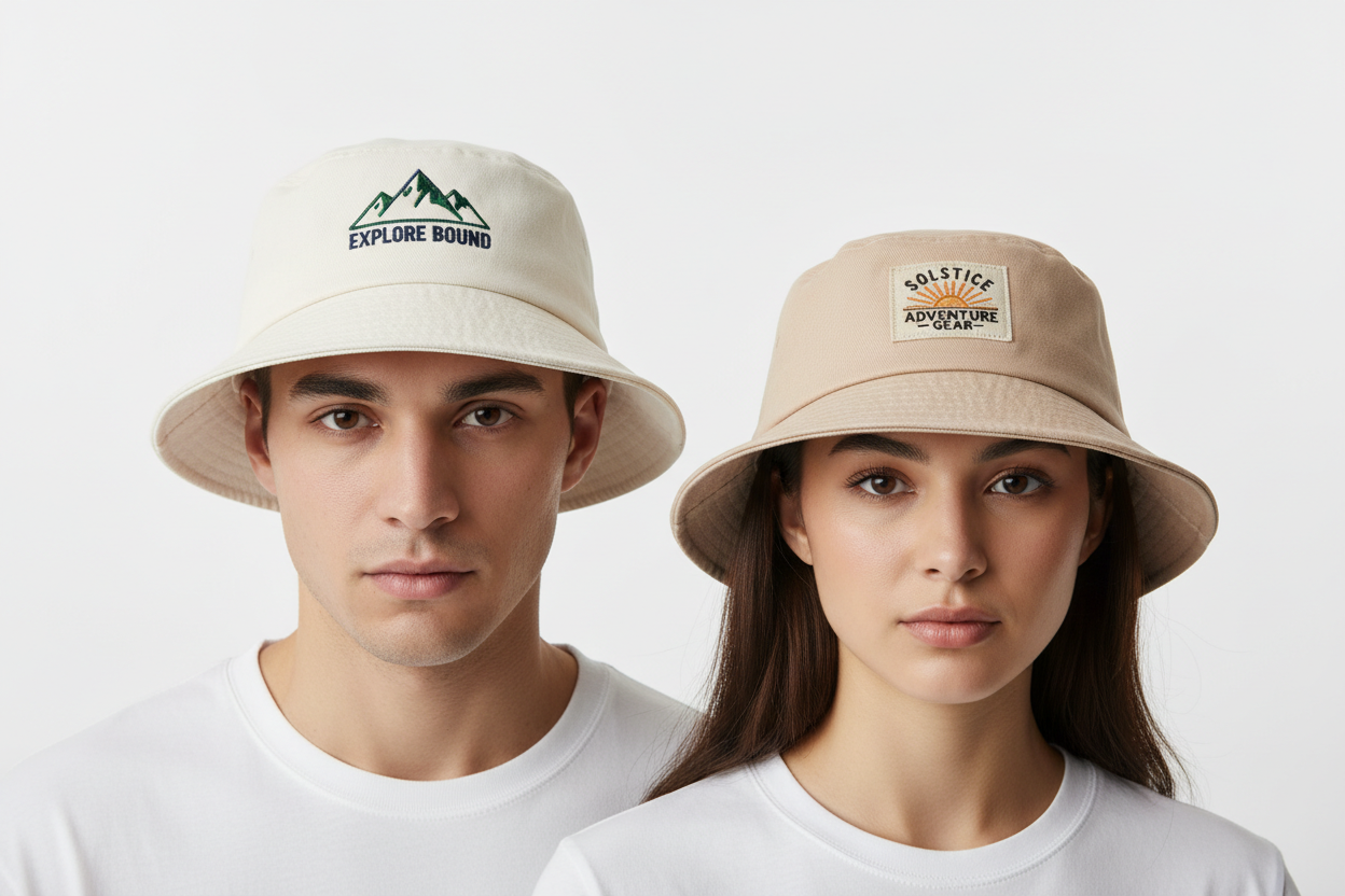 Design custom bucket hats online UK