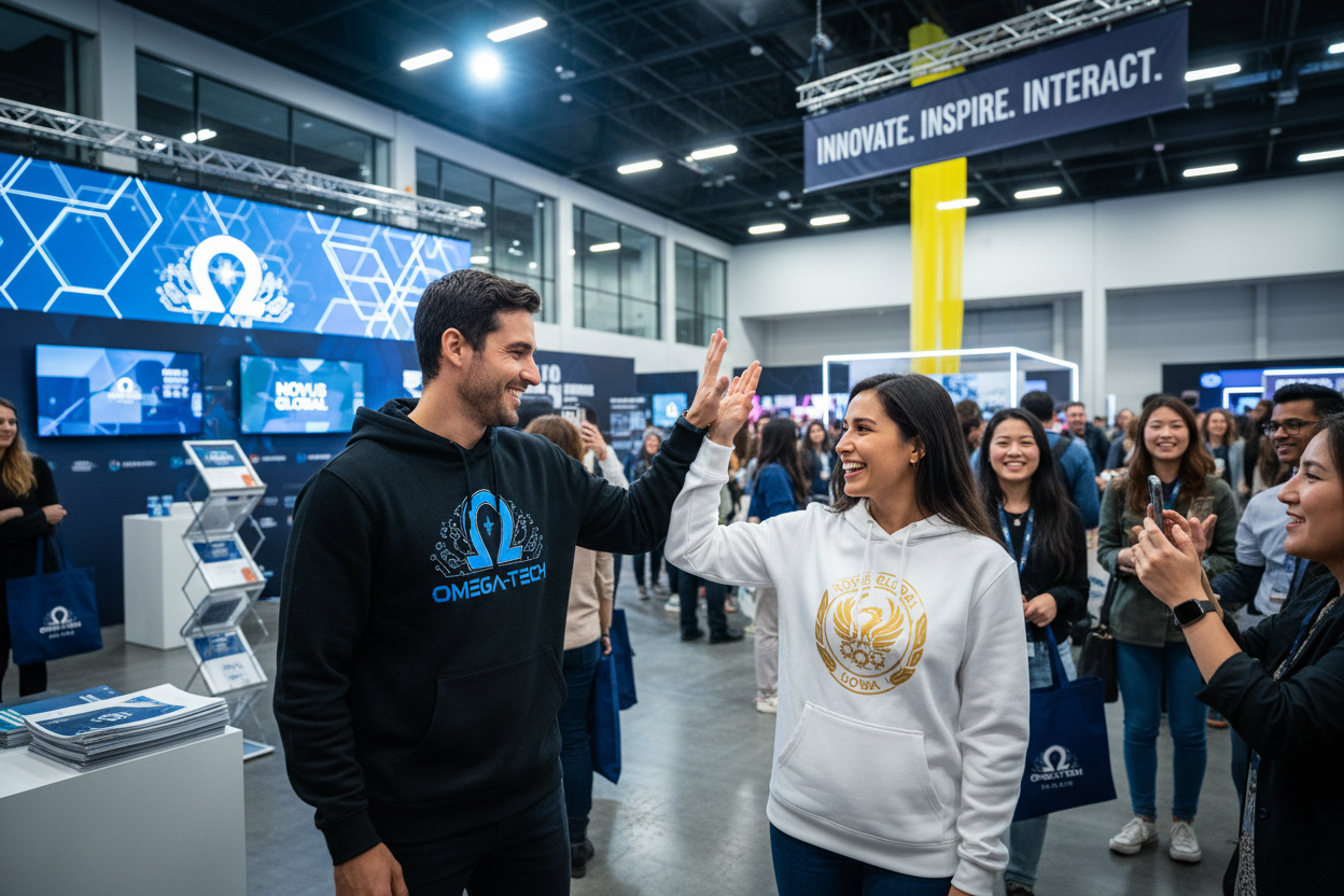 Promotional hoodie with full colour design