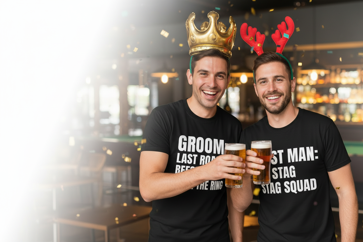 Printed stag T-shirt design