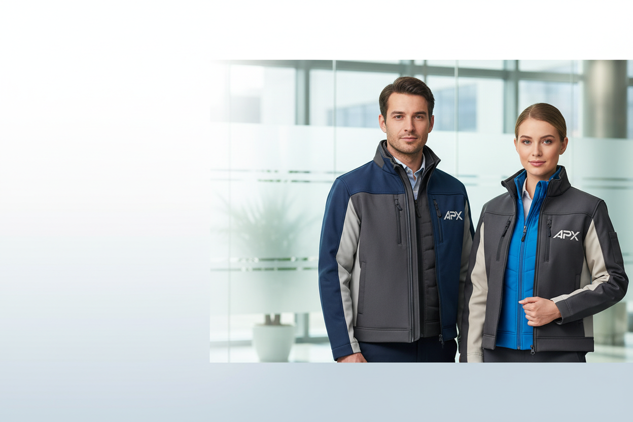 Unisex softshell jacket embroidered chest logo