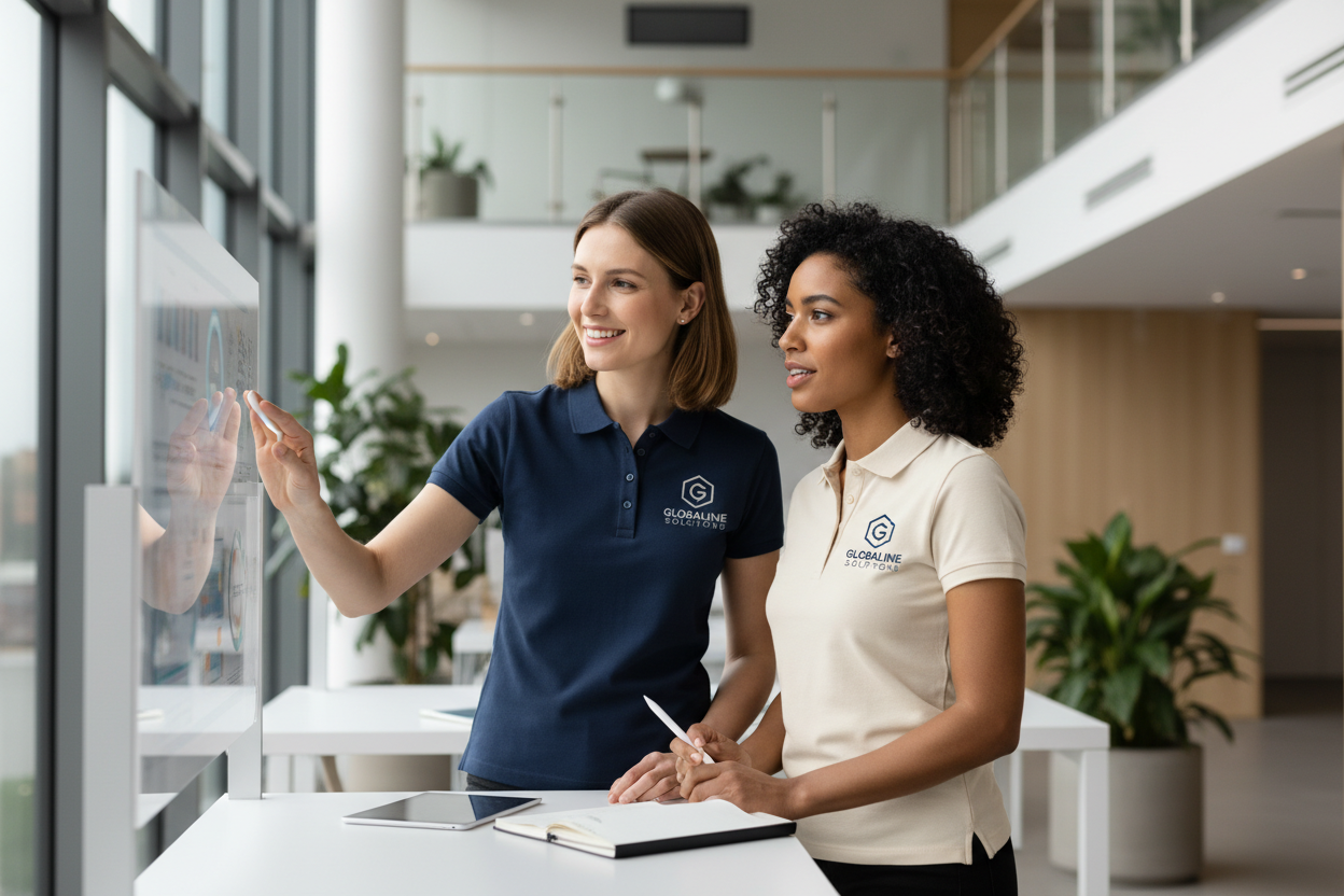 Design women’s polo shirts online UK