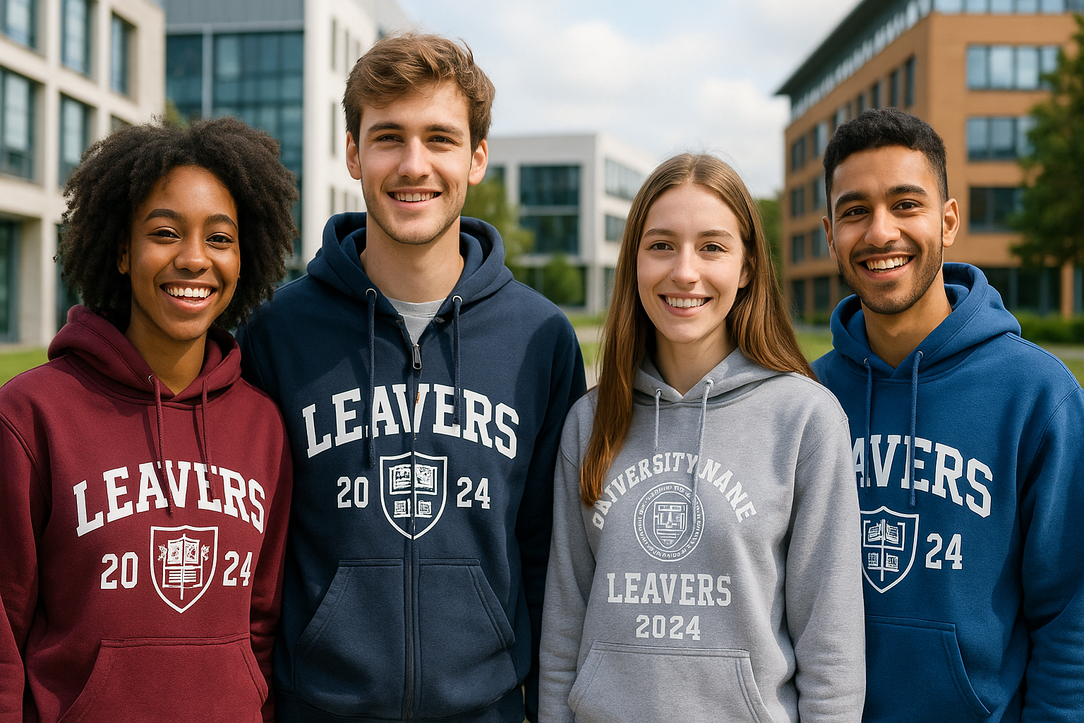 Custom leavers hoodies with year design