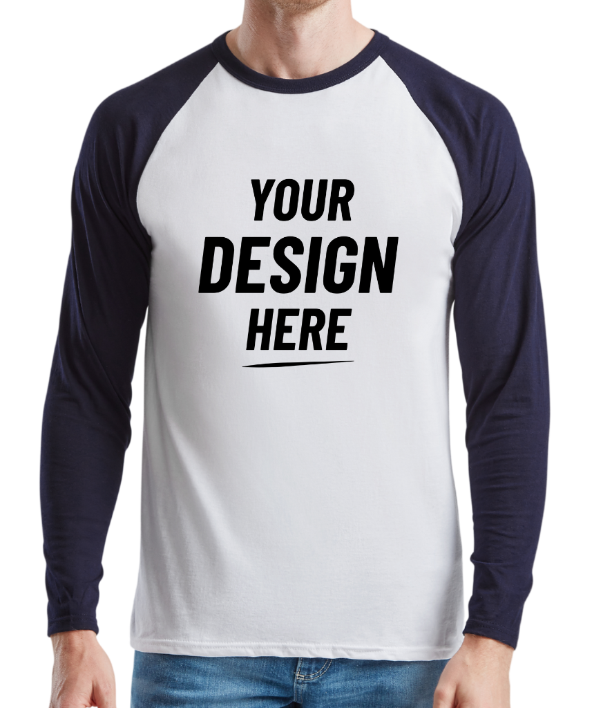 Fruit Of The Loom Long Sleeve Baseball T-Shirt - SS028