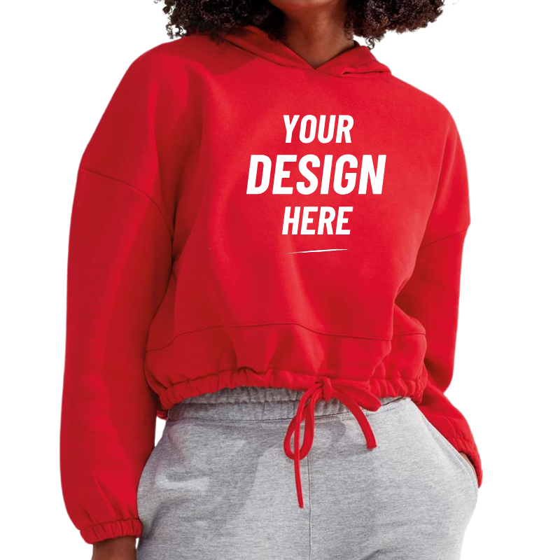 Women's TriDri Cropped Oversize Hoodie - TR085