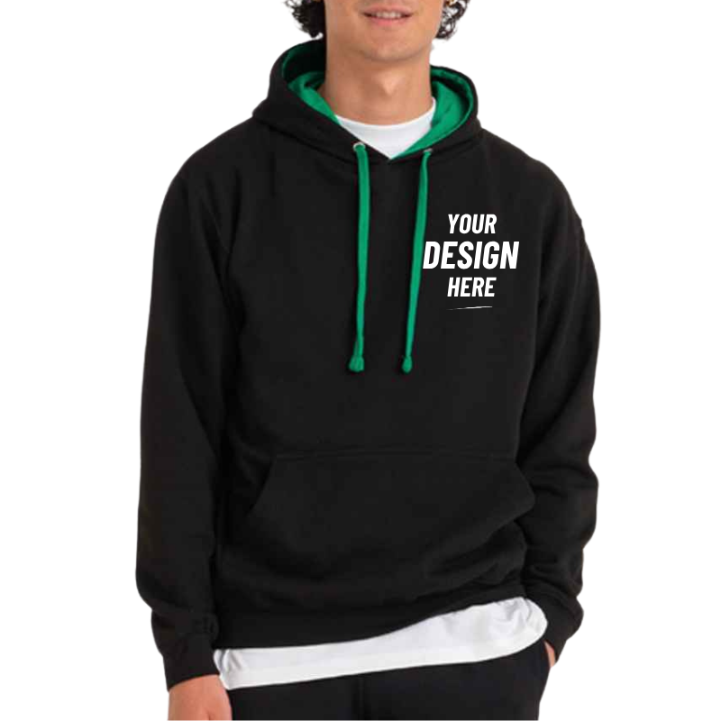 AWDis Varsity Contrast Hoodie - JH003